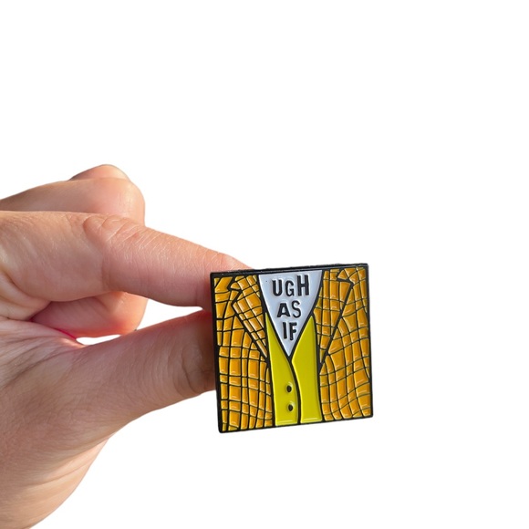 Clueless “AS IF” Enamel Pin - Picture 2 of 2
